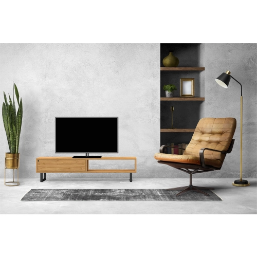 Szafka RTV-79 Drewno Lite Dąb Loft Lakier Rozmiary od 100 cm do 200 cm PREMIUM